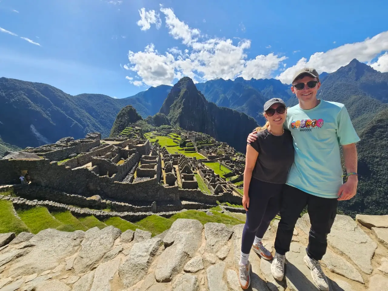 Historic Sanctuary of Machu Picchu Classic Close Up Photo Circuit 2 Lower Terraces